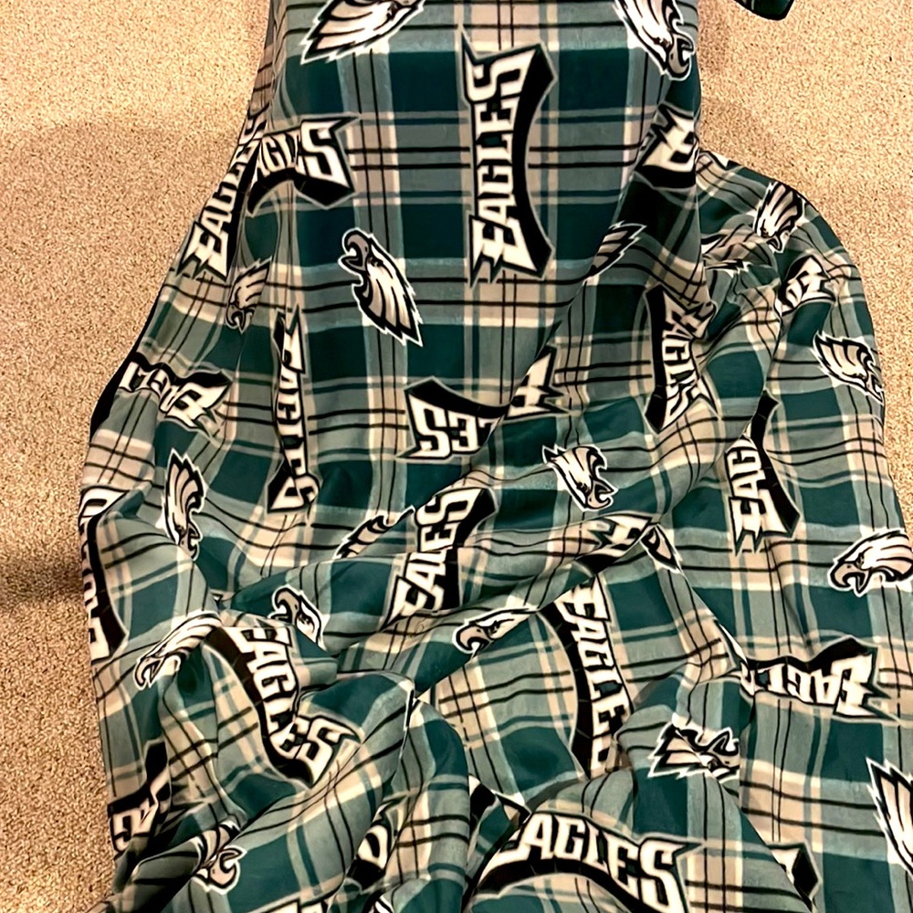 Custom Made Blanket Eagles 57x80in long nice blanket fleece